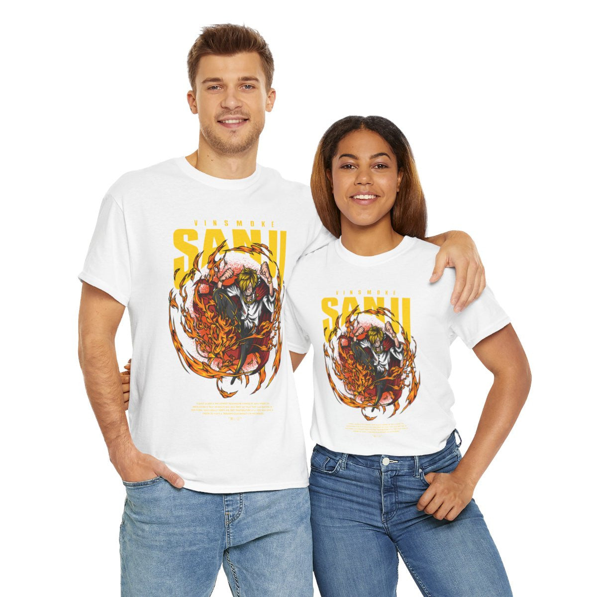 Tee shirt Unisex One Piece Sanji Homme/Femme