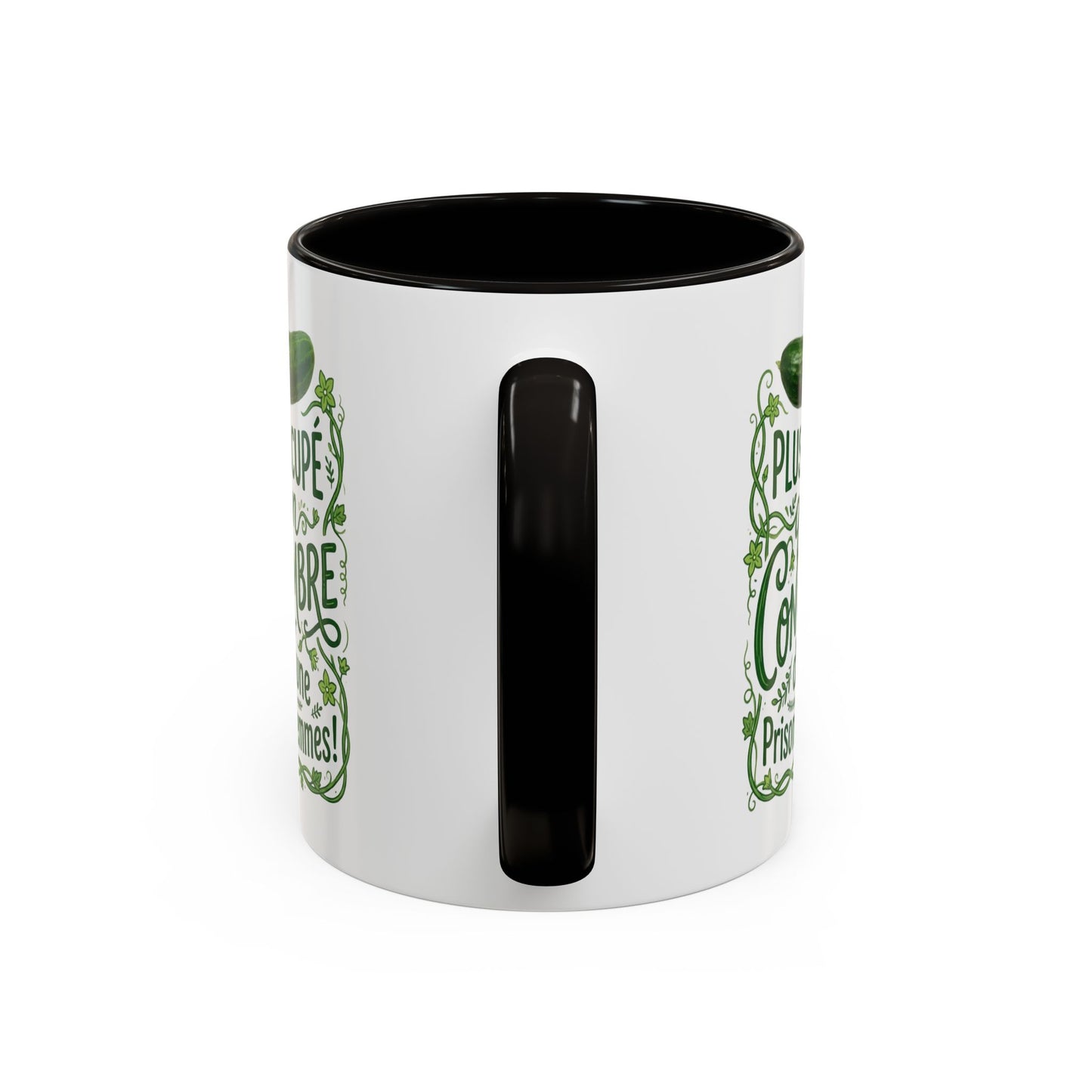 Tasse Humour Concombre 325ml – Mug Céramique Citation Drôle Jardin Légume Cadeau Original