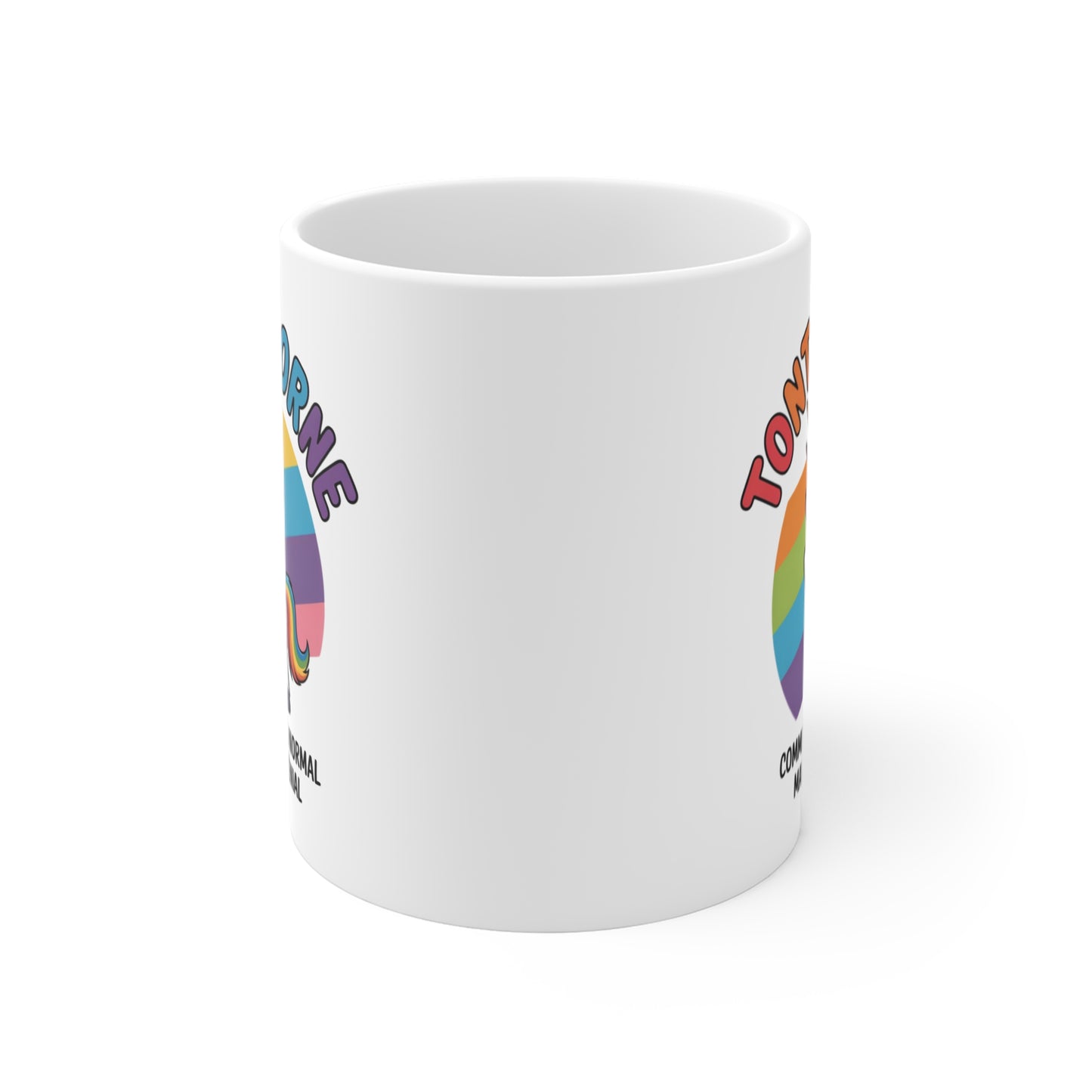 Tasse Céramique 325ml “Tontoncorne” – Comme un Tonton Normal mais en Plus Génial – Mug Licorne Arc-en-ciel
