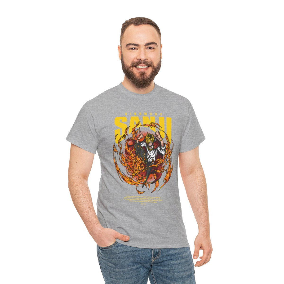 Tee shirt Unisex One Piece Sanji Homme/Femme