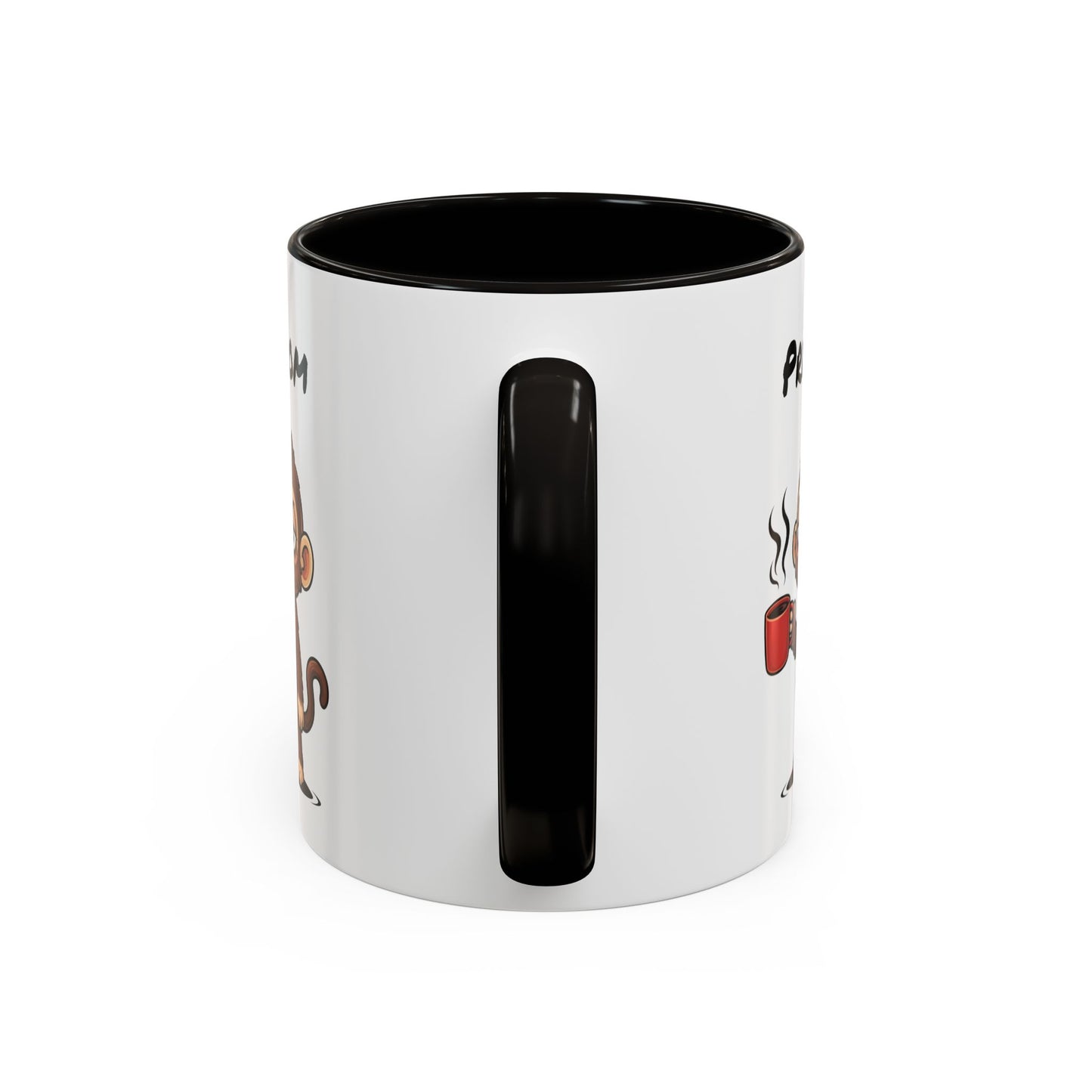 Mug Singe Fatigué Personnalisable 325ml – Tasse Café Humour Animal Drôle Réveil Difficile Bureau Travail