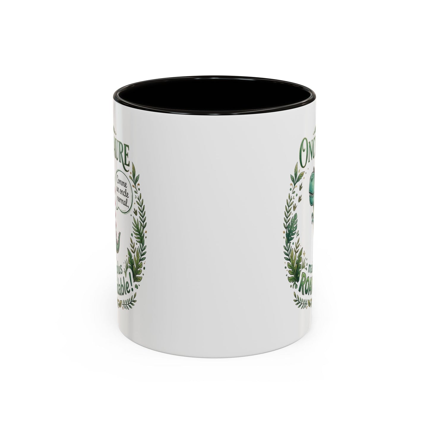 Tasse Oncle Dinosaure 325ml – Mug Céramique Humour Tonton Cadeau Original Famille Dinosaure