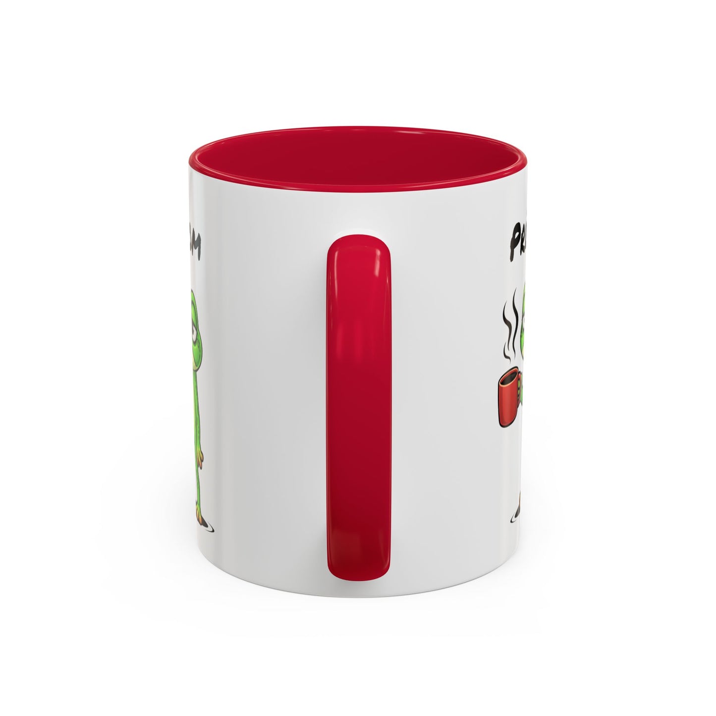 Mug Grenouille Fatiguée Personnalisable 325ml – Tasse Café Humour Animal Drôle Réveil Difficile Travail