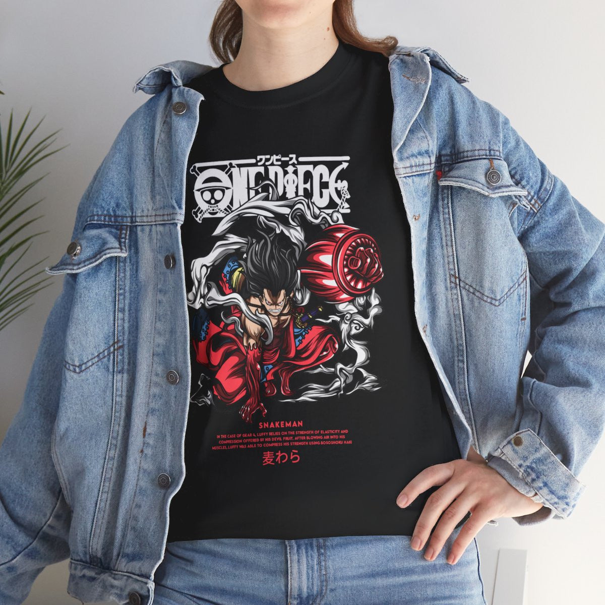 Tee shirt Unisex Snakeman One piece Homme/Femme