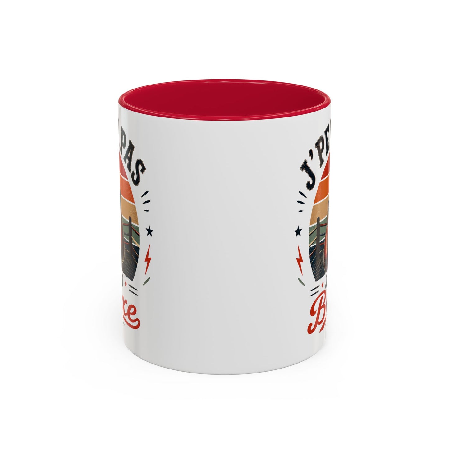 Tasse J’Peux Pas J’Ai Boxe – Mug Boxe Vintage Humoristique – Cadeau Boxeur Homme Femme 325ml