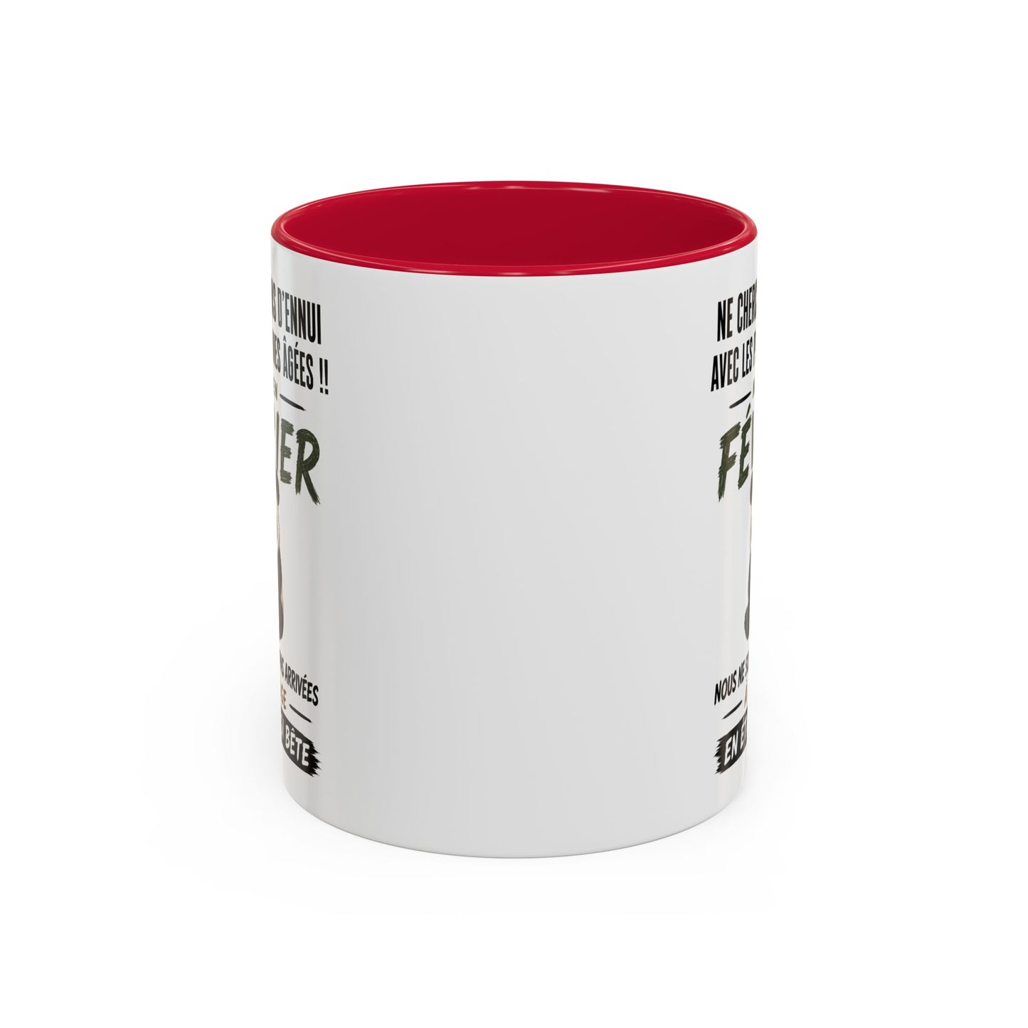 Tasse Humour Personnes Nées en Février – Mug Panda Drôle Senior Retraité – Cadeau Anniversaire Homme Femme 325ml