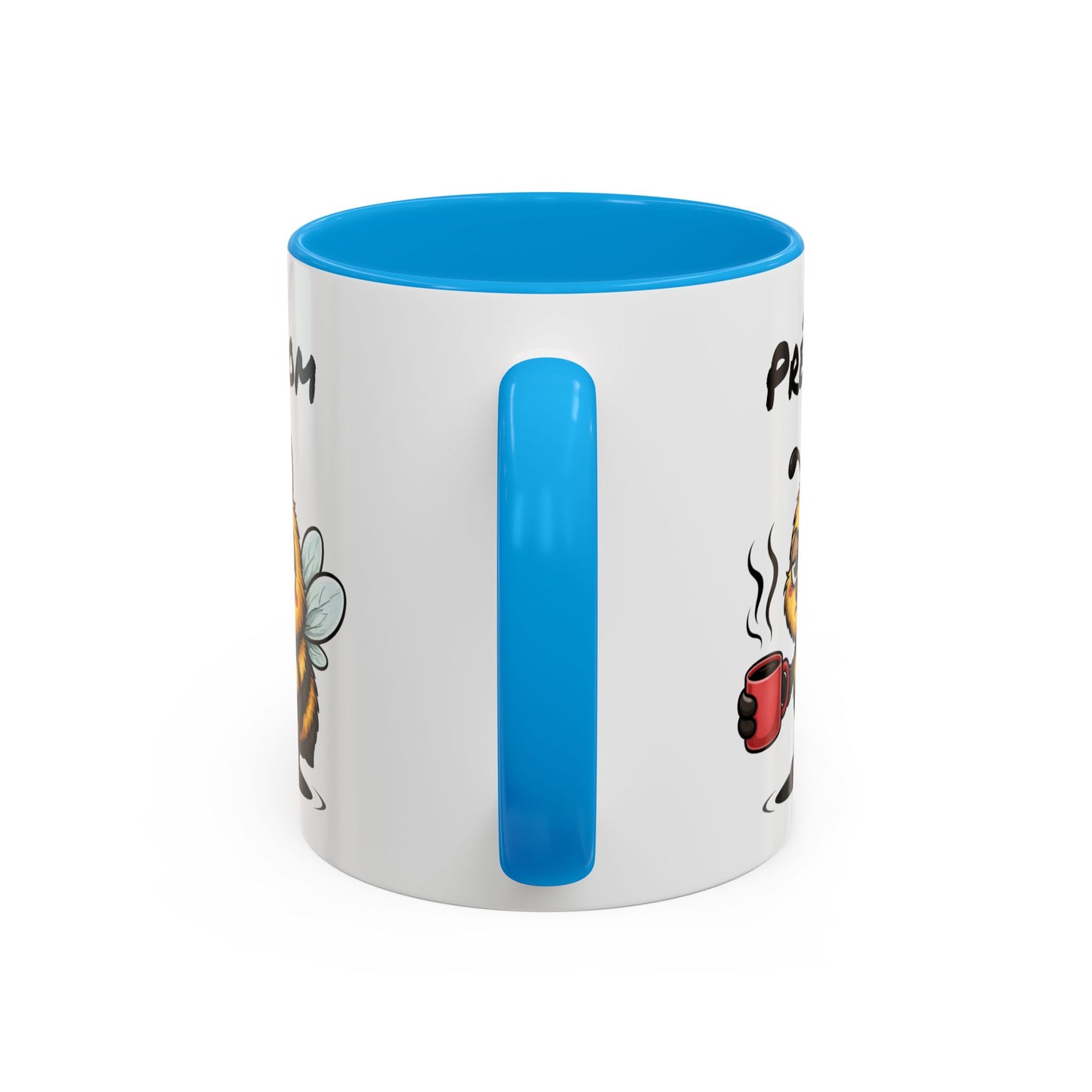 Tasse Abeille Café Personnalisable 325ml – Mug Céramique Humour Fatigue Réveil Prénom Cadeau Original