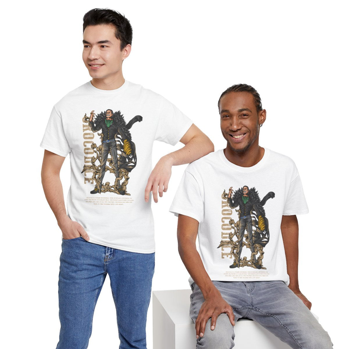Tee shirt Unisex One piece Crocodile Homme/Femme