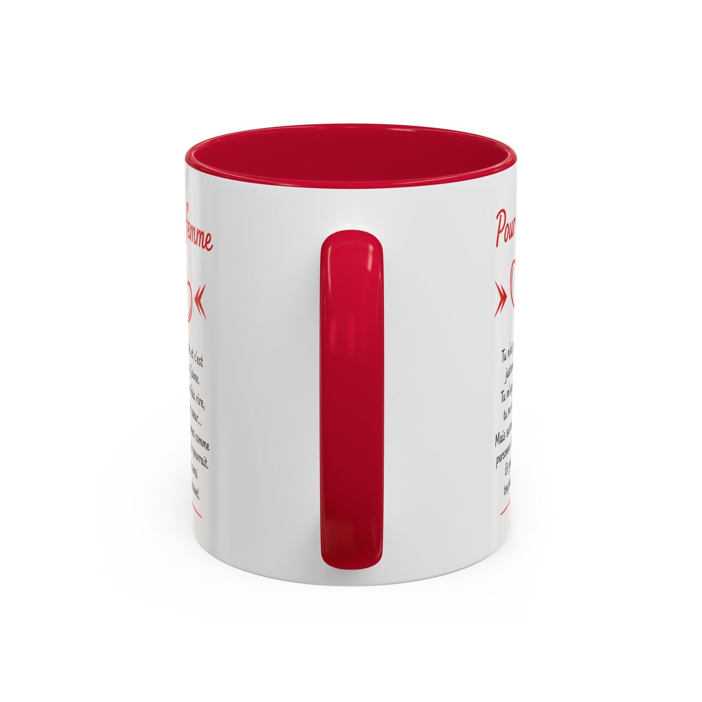 Tasse Pour Ma Femme – Mug Message d’Amour Romantique – Cadeau Femme Anniversaire Mariage Saint-Valentin 325ml
