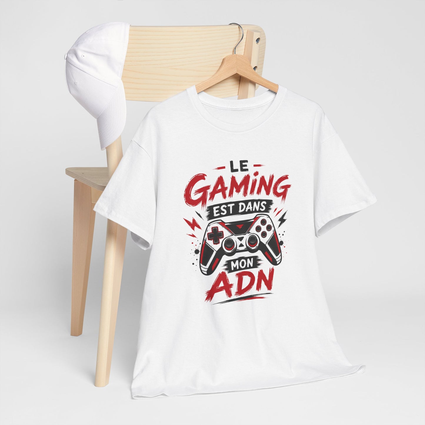 Tee-Shirt Gaming Homme et Femme – Gamer Manette Jeu Vidéo Console PC – Cadeau Original pour Passionné de Jeux Vidéo Geek