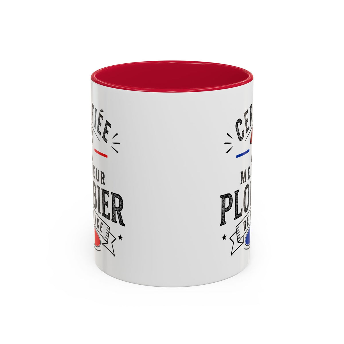 Mug Plombier Homme – Certifié Meilleur Plombier de France – Tasse Humour Métier – Cadeau Original Plombier