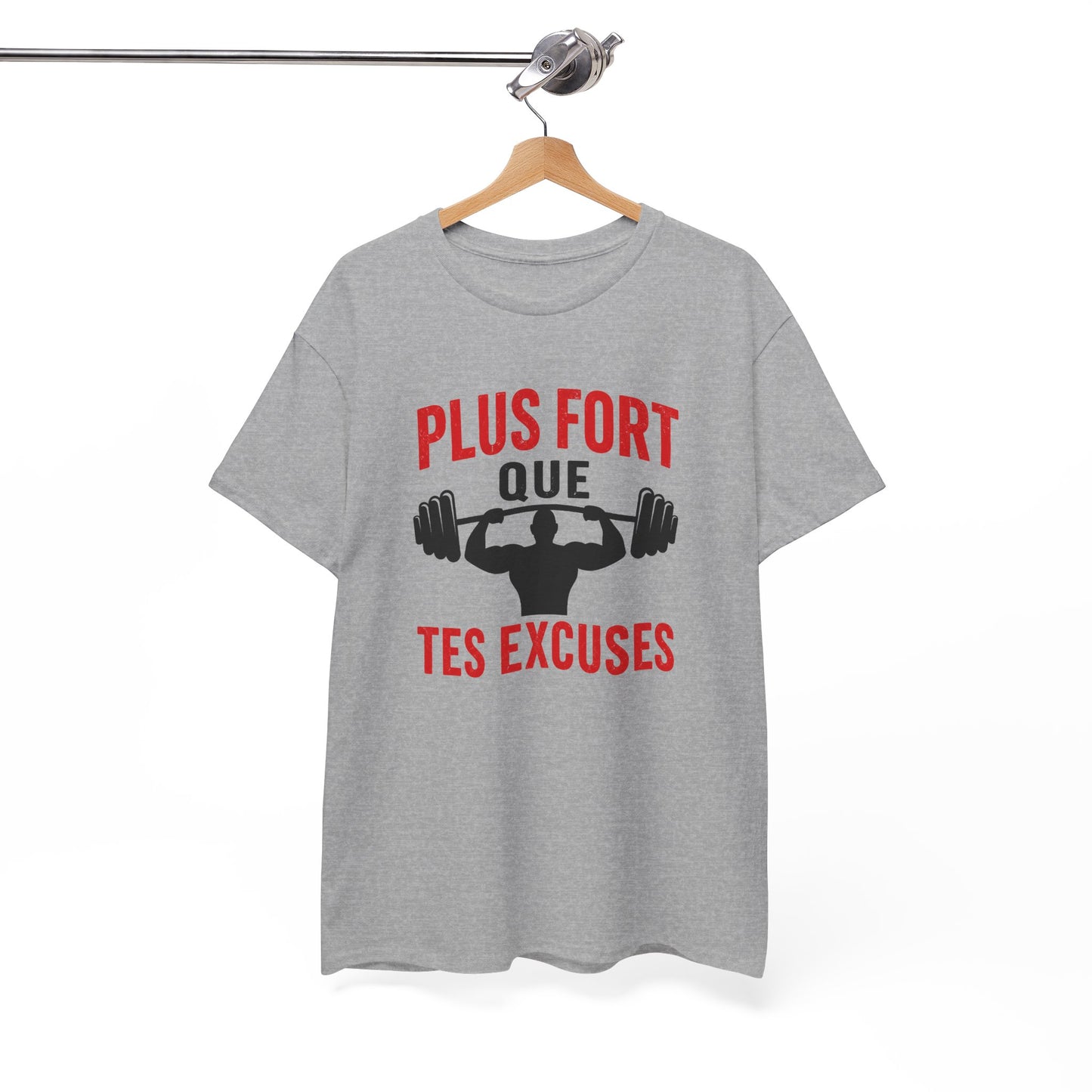 T-Shirt Musculation Homme et Femme – Fitness Motivation Sport – Entraînement Salle de Muscu – Cadeau Sportif