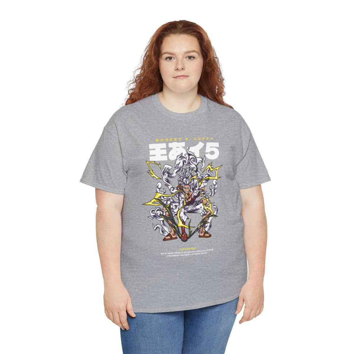 Tee shirt Unisex One Piece Luffy Gear 5 Homme/Femme