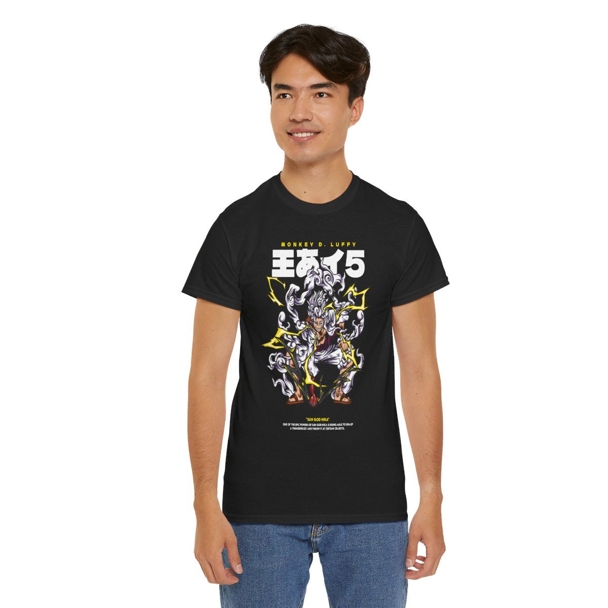 Tee shirt Unisex One Piece Luffy Gear 5 Homme/Femme