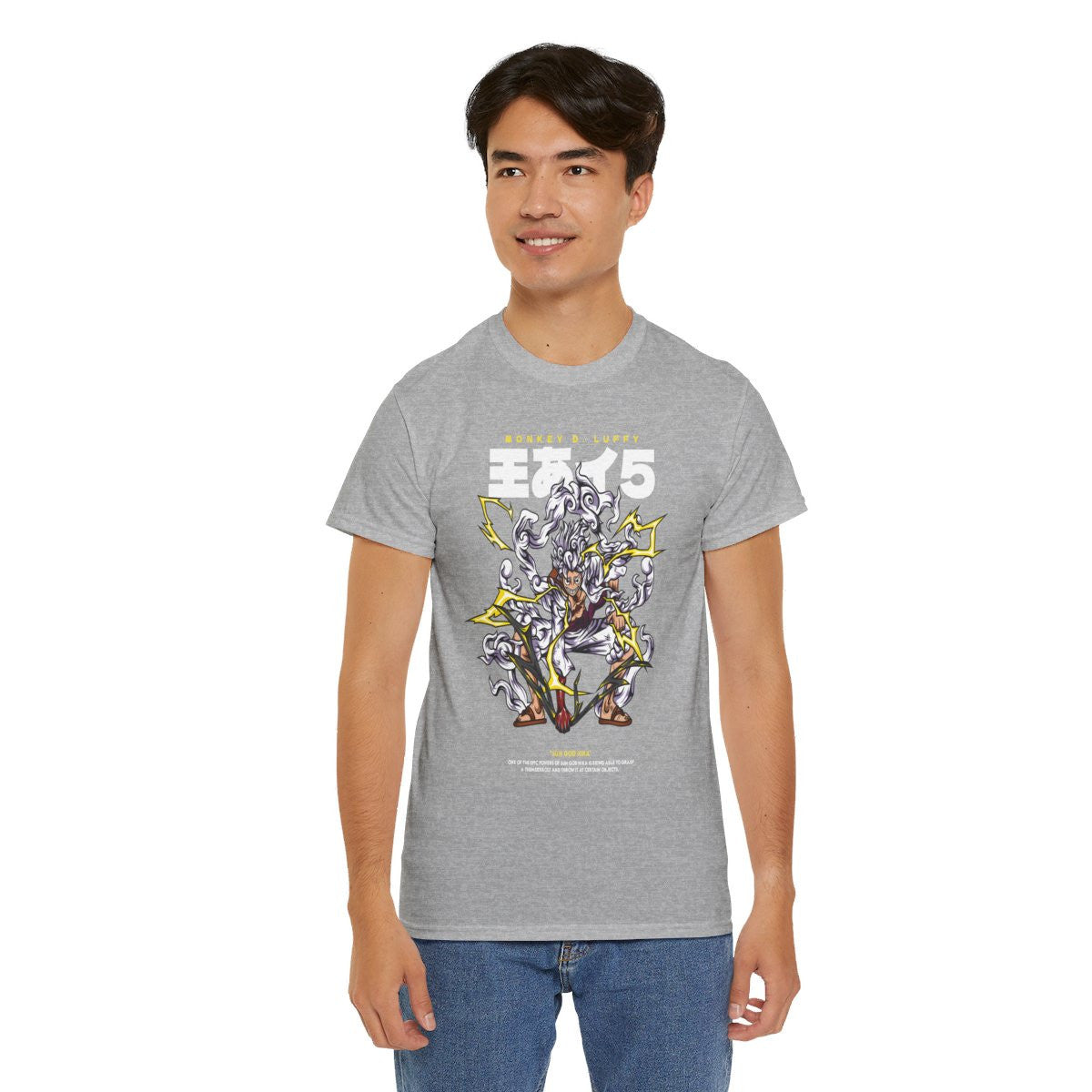 Tee shirt Unisex One Piece Luffy Gear 5 Homme/Femme