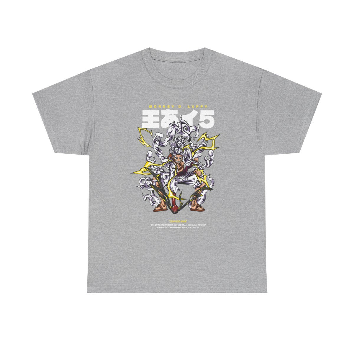 Tee shirt Unisex One Piece Luffy Gear 5 Homme/Femme