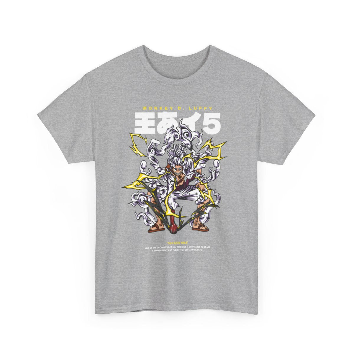 Tee shirt Unisex One Piece Luffy Gear 5 Homme/Femme