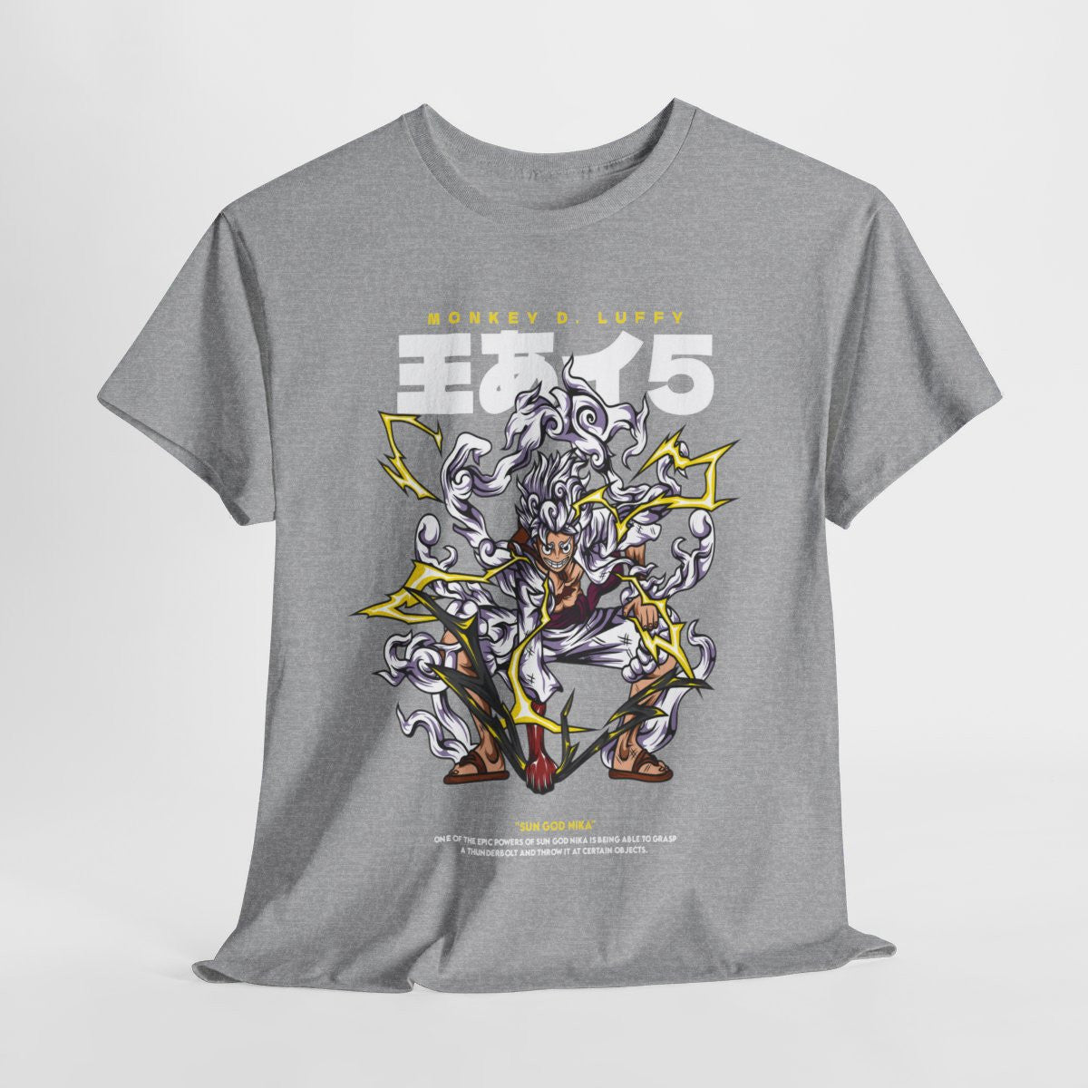 Tee shirt Unisex One Piece Luffy Gear 5 Homme/Femme