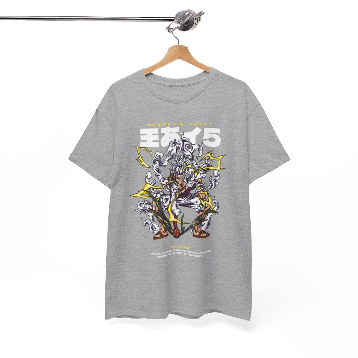Tee shirt Unisex One Piece Luffy Gear 5 Homme/Femme