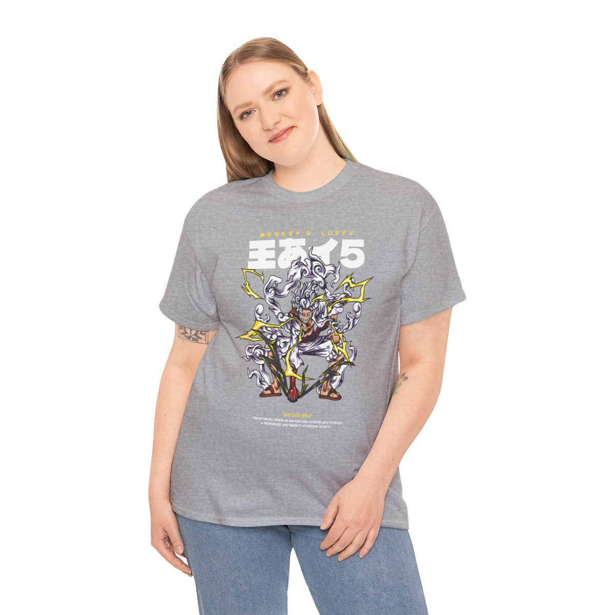 Tee shirt Unisex One Piece Luffy Gear 5 Homme/Femme