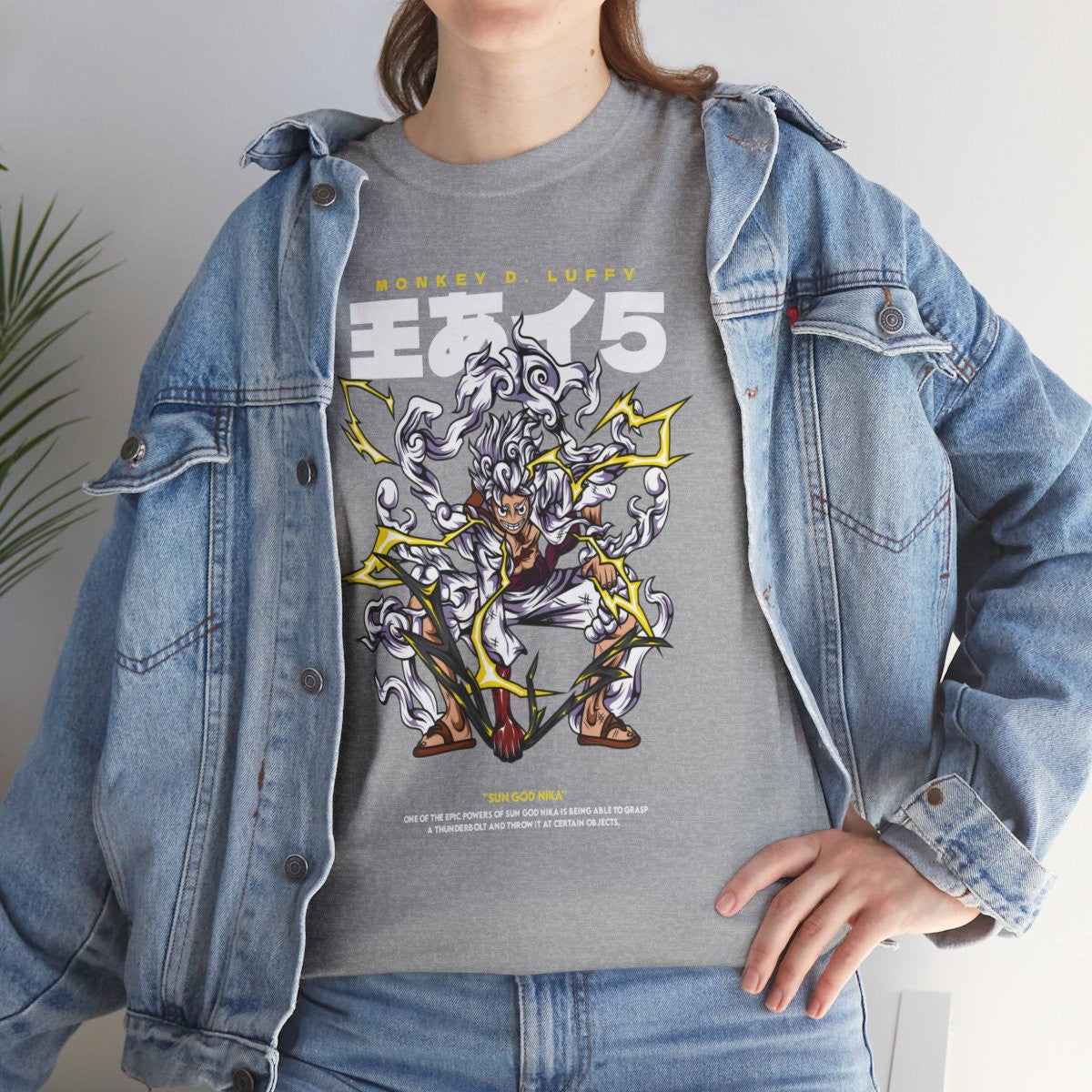 Tee shirt Unisex One Piece Luffy Gear 5 Homme/Femme