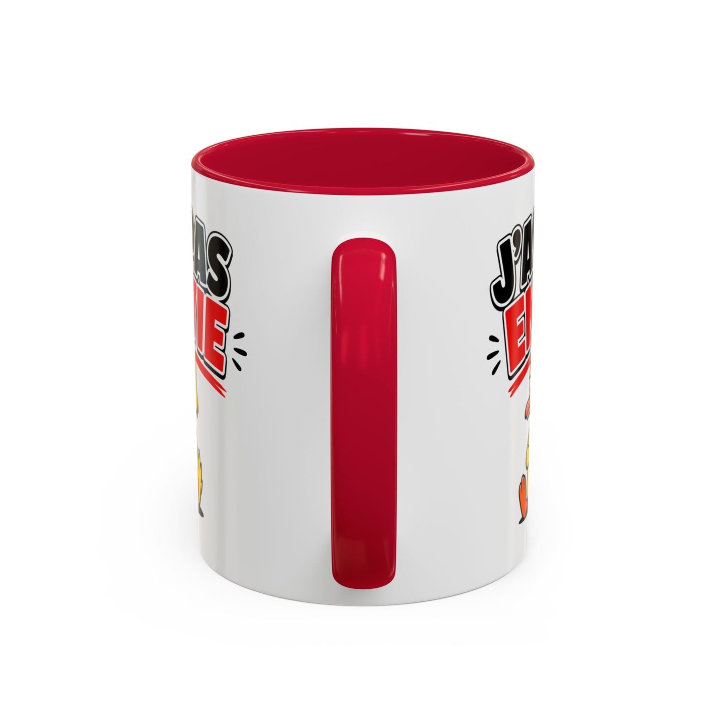 Mug Drôle J’ai Pas Envie – Tasse Humoristique avec Canard Boudeur – Cadeau Humour Bureau Travail Café 325ml