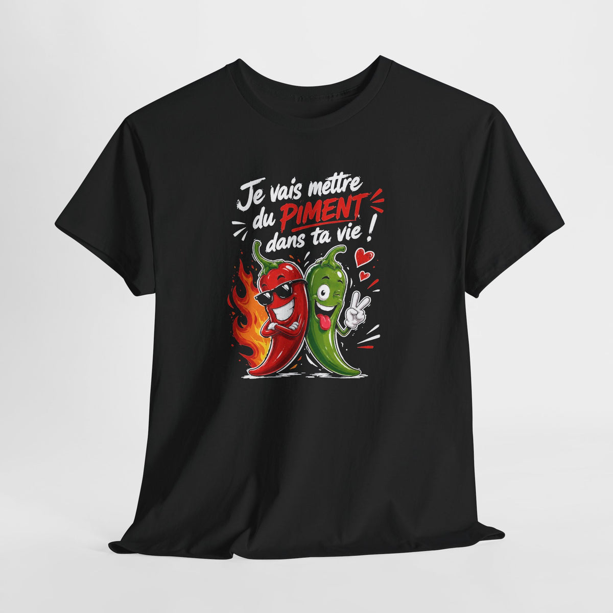 Tee Shirt Piment Homme et Femme – Je Vais Mettre du Piment dans ta Vie – T-Shirt Humour