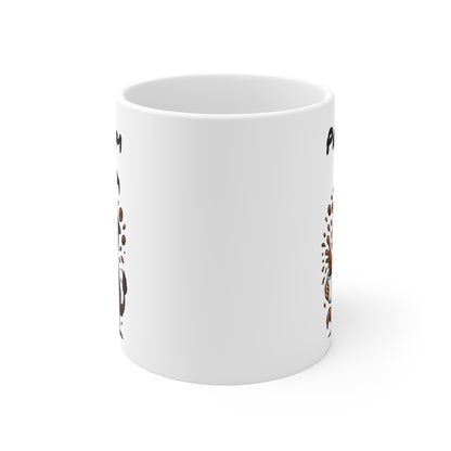 Tasse Personnalisable Paresseux Sorcier Café – Mug Prénom Halloween Mignon 325ml – Cadeau Original Animaux