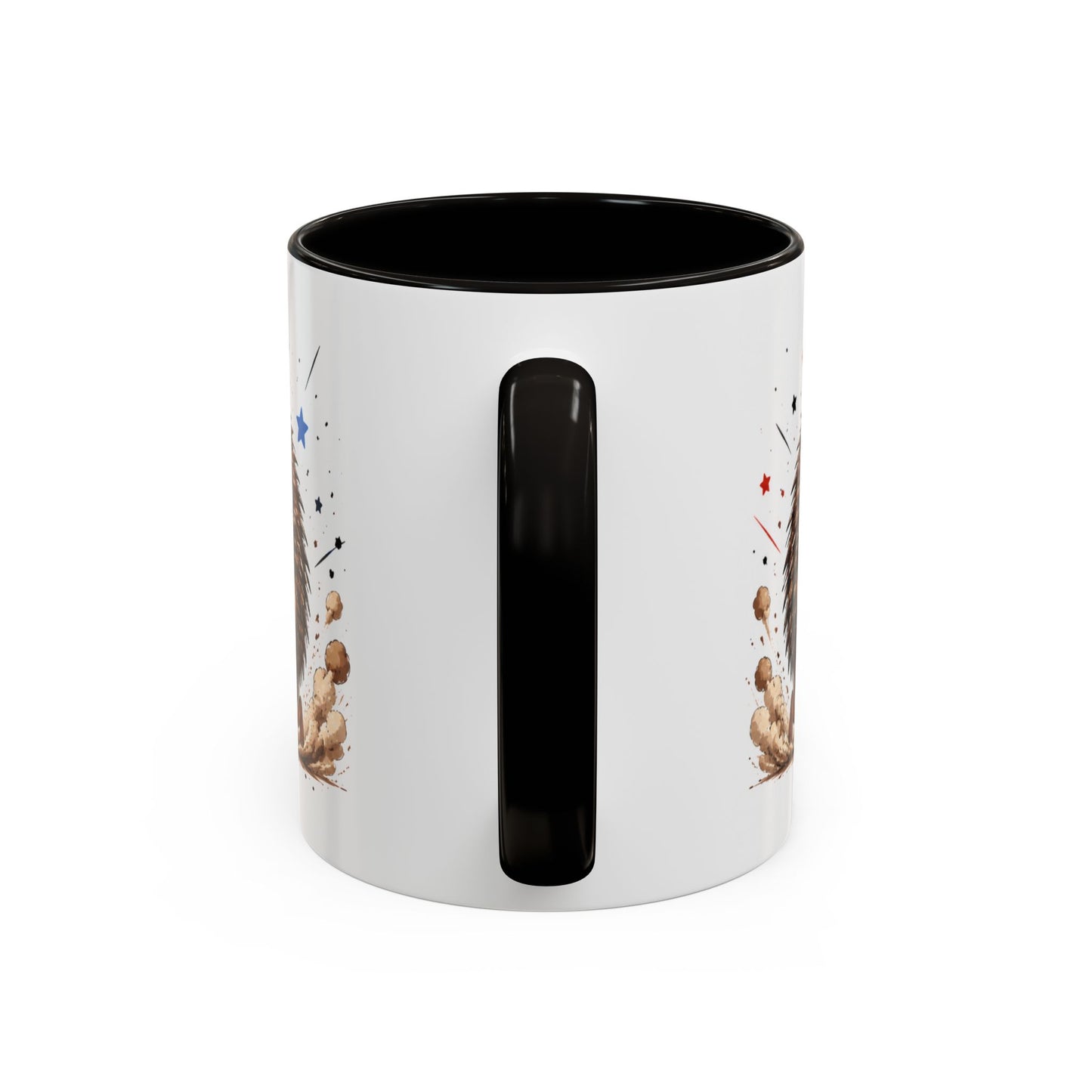 Tasse Qui S’y Frotte S’y Pique – Mug Hérisson Boxeur Humour – Cadeau Drôle Original 325ml