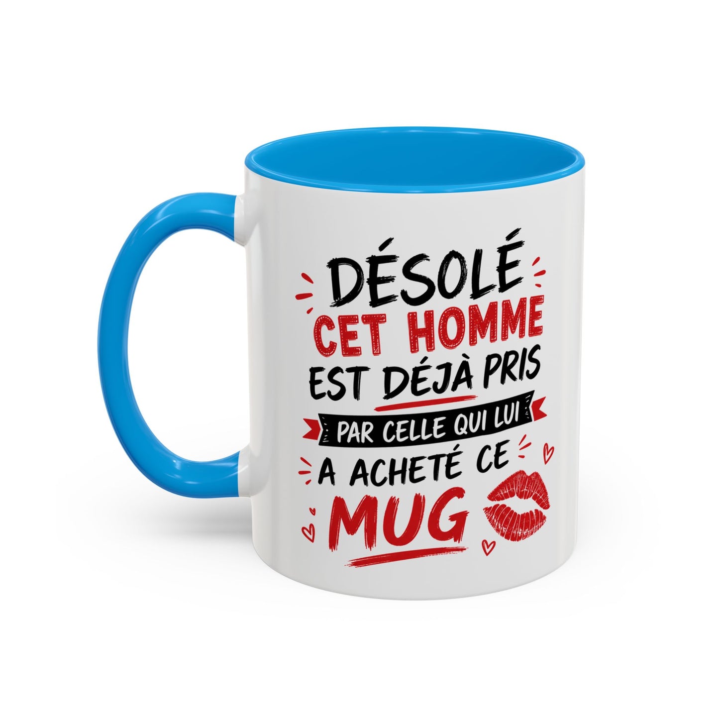 Mug Humour Homme Déjà Pris – Cadeau Couple Original – Tasse Amoureuse Drôle pour Petit Ami Mari Homme 325ml