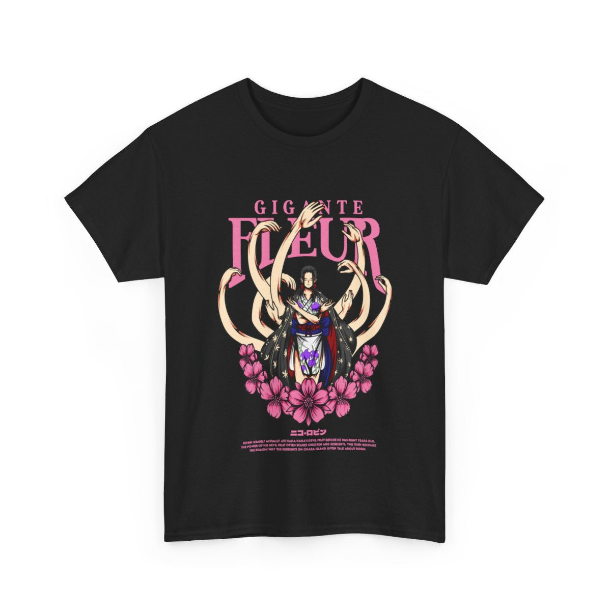 Tee shirt Unisex One Piece Fleur Homme/Femme