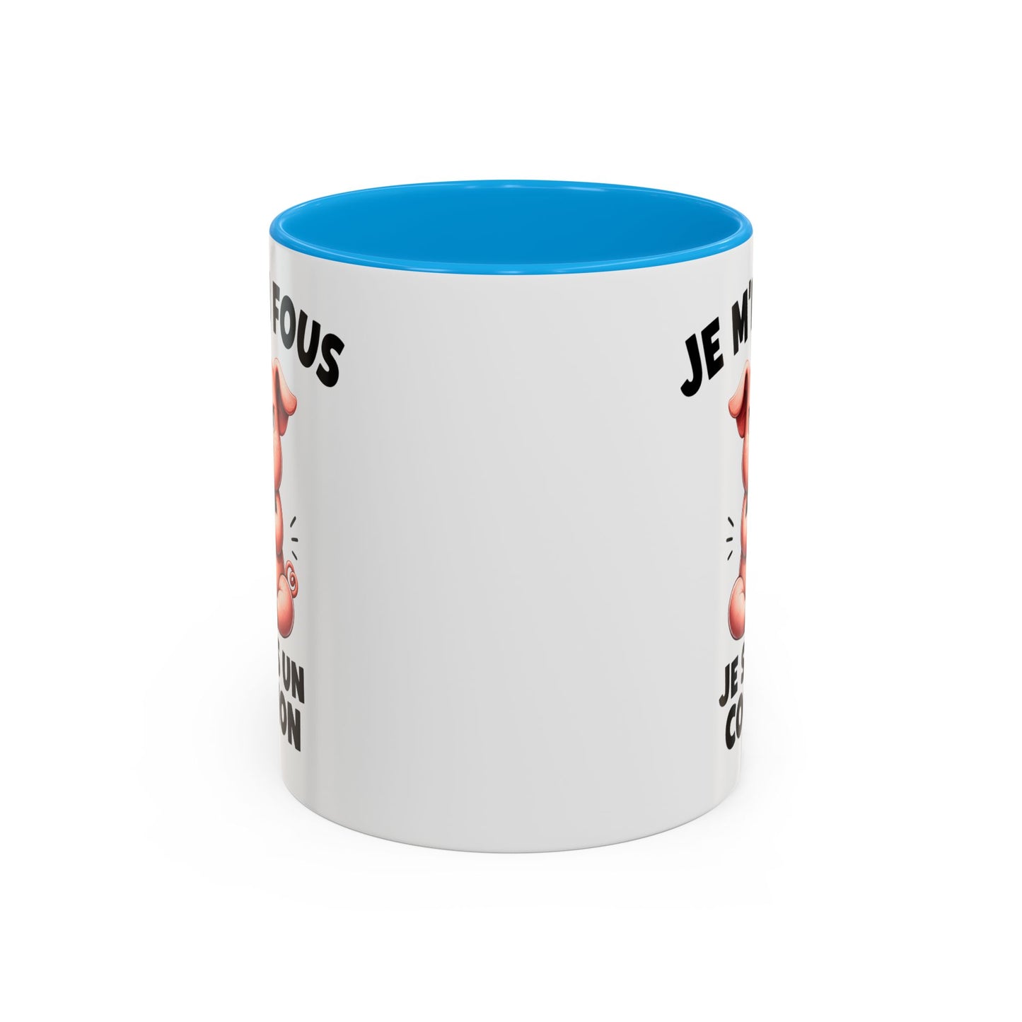 Tasse Je M’En Fous Je Suis un Cochon – Mug Cochon Humoristique – Cadeau Femme Homme Amoureux des Animaux 325ml