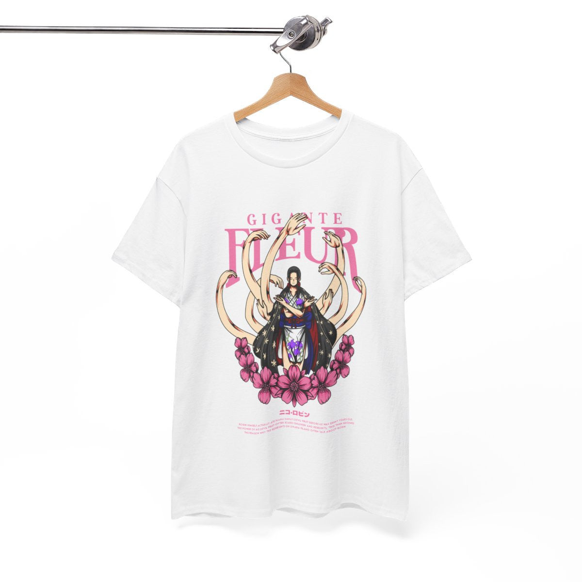 Tee shirt Unisex One Piece Fleur Homme/Femme