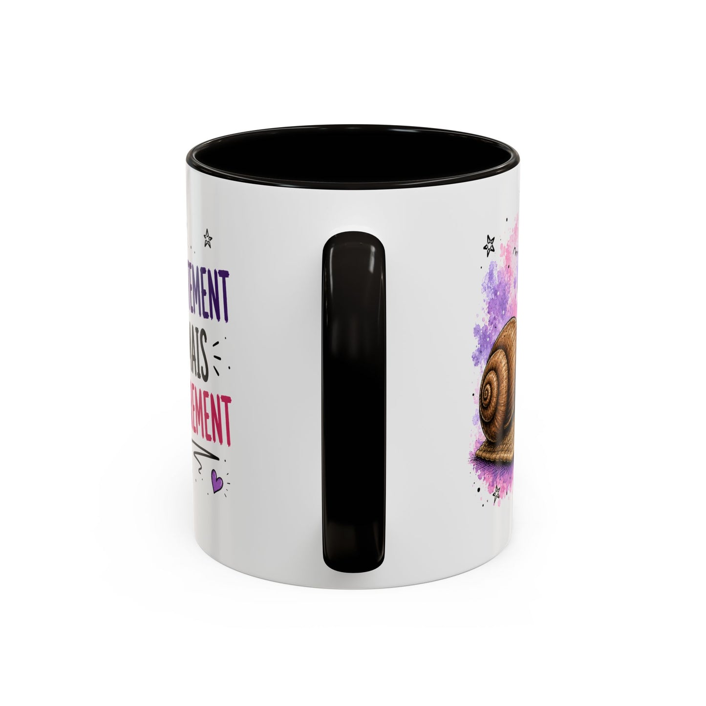 Tasse Escargot Drôle Homme Femme – Mug Lentement Mais Sûrement – Cadeau Humour Motivation 325 ml