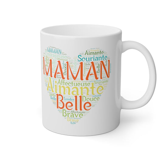 Mug Maman aimante belle idée cadeau pour les mamans, fêtes des mères