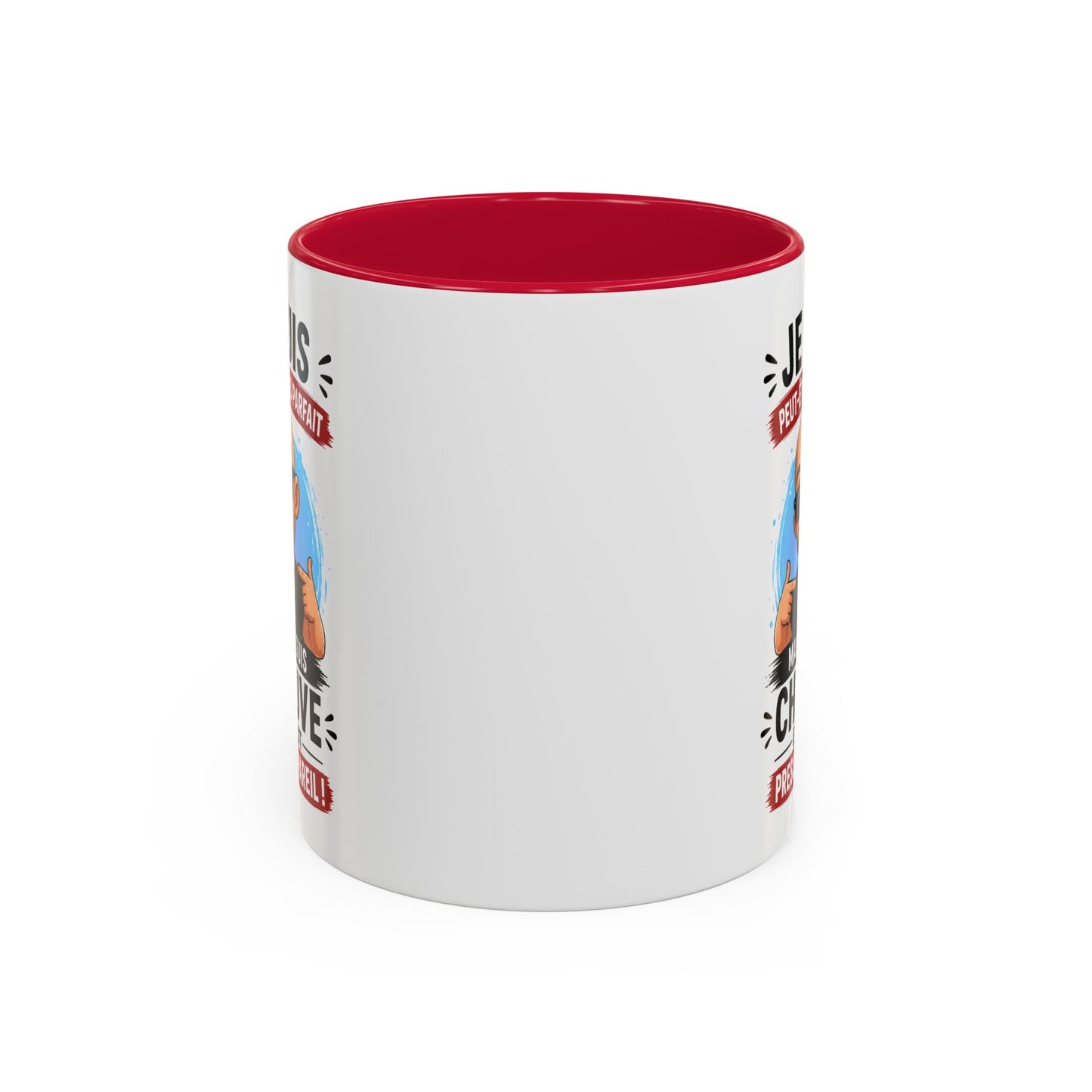 Tasse Je Suis Peut-Être Pas Parfait Mais Je Suis Chauve – Mug Humour Homme Chauve – Cadeau Homme 325ml