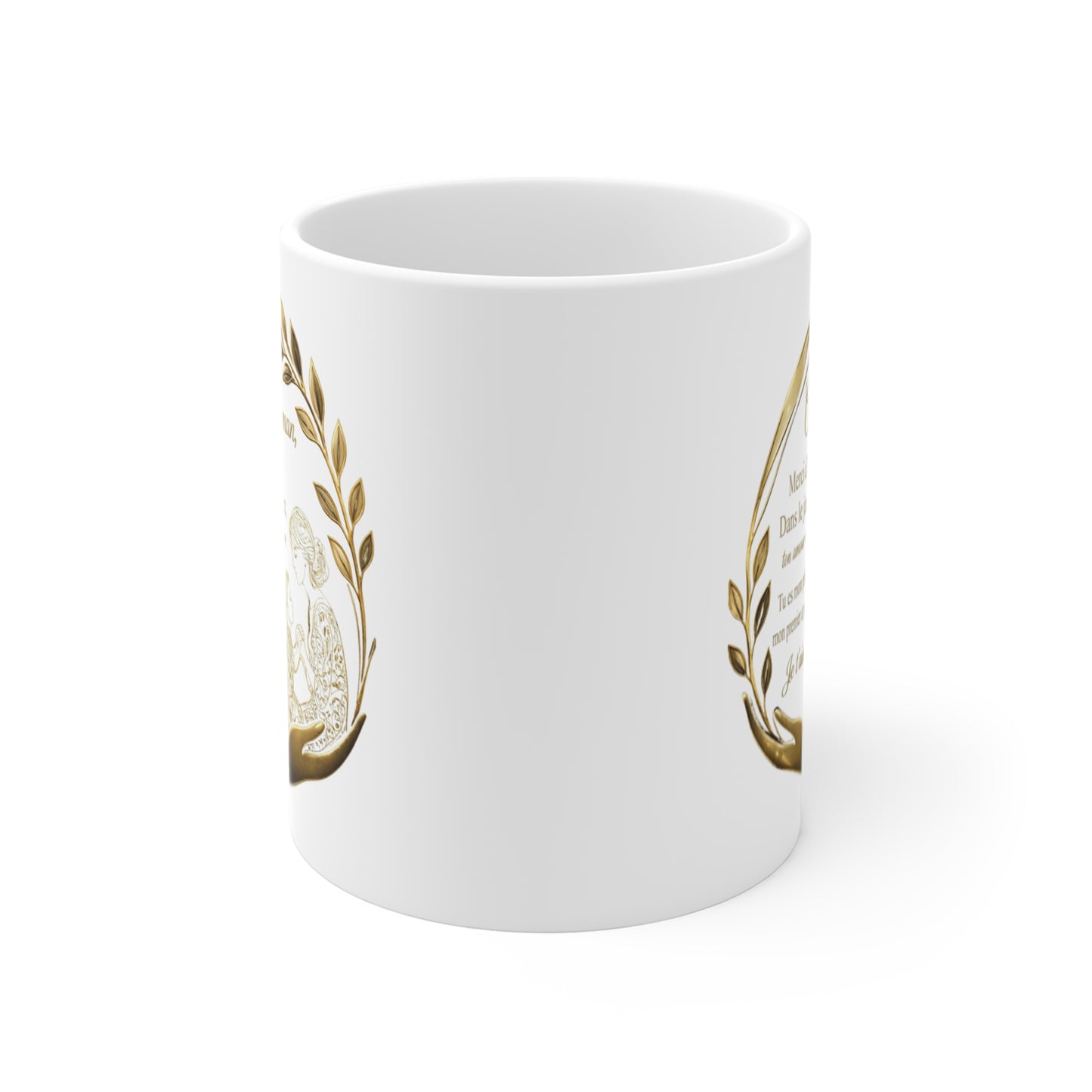 Tasse Message Maman – Mug Citation Amour Maman – Cadeau Émotionnel Fête des Mères Original 325ml