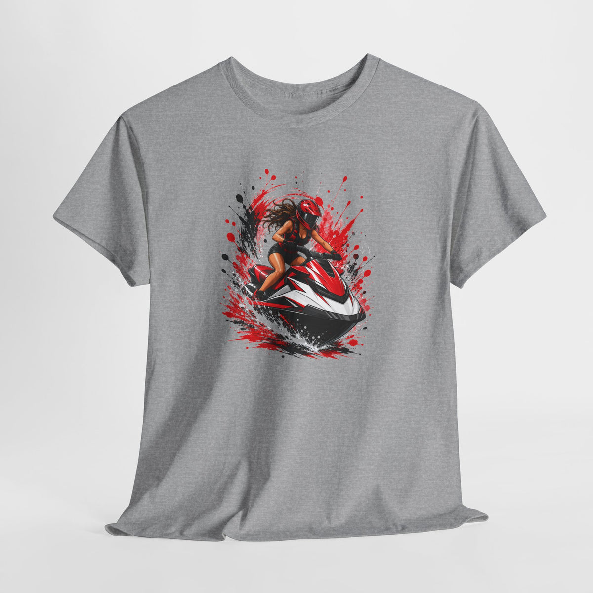 Tee Shirt Jet Ski Femme – Motarde des Mers – T-Shirt Sport Nautique Cadeau Femme
