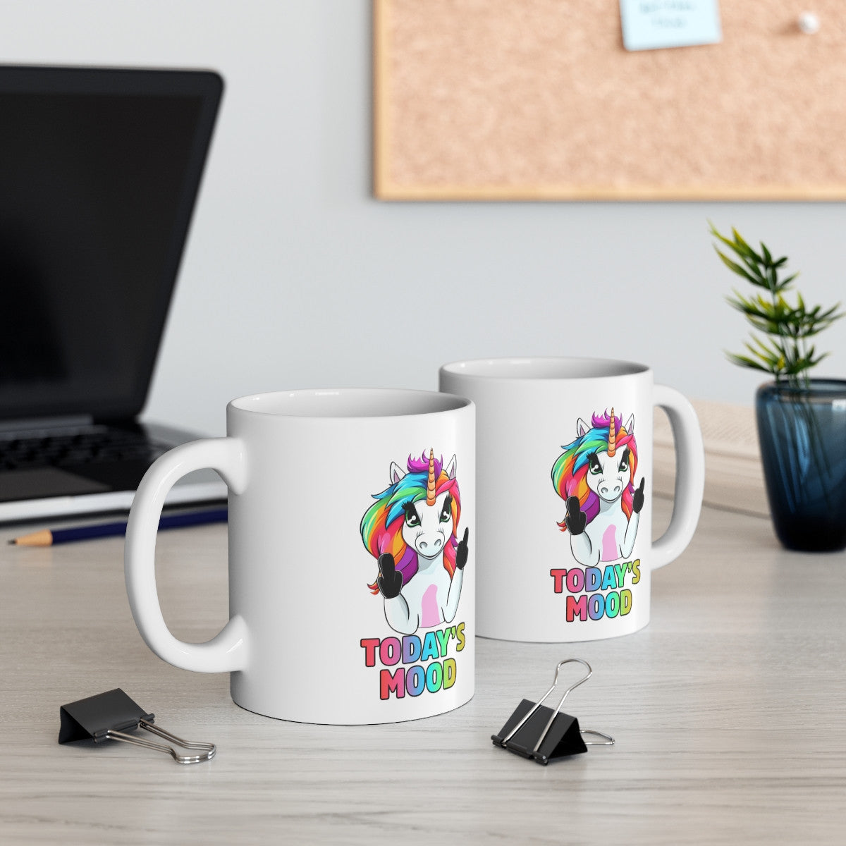 Mug humour Licorne Today's Mood