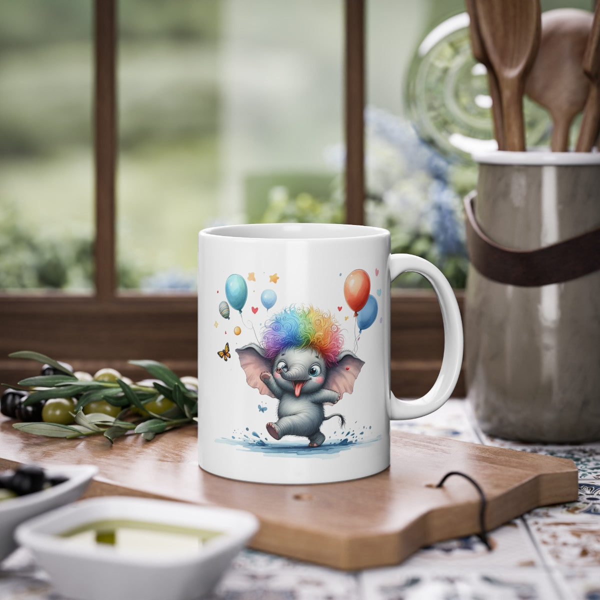 Mug Elephant humour amusant drôle enfant/adulte Anniversaire
