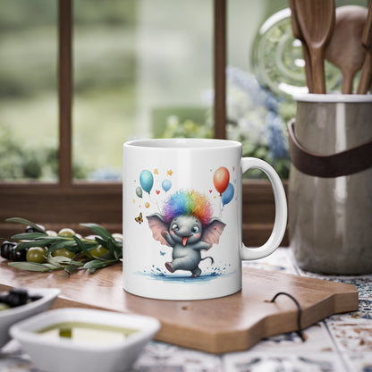 Mug Elephant humour amusant drôle enfant/adulte Anniversaire