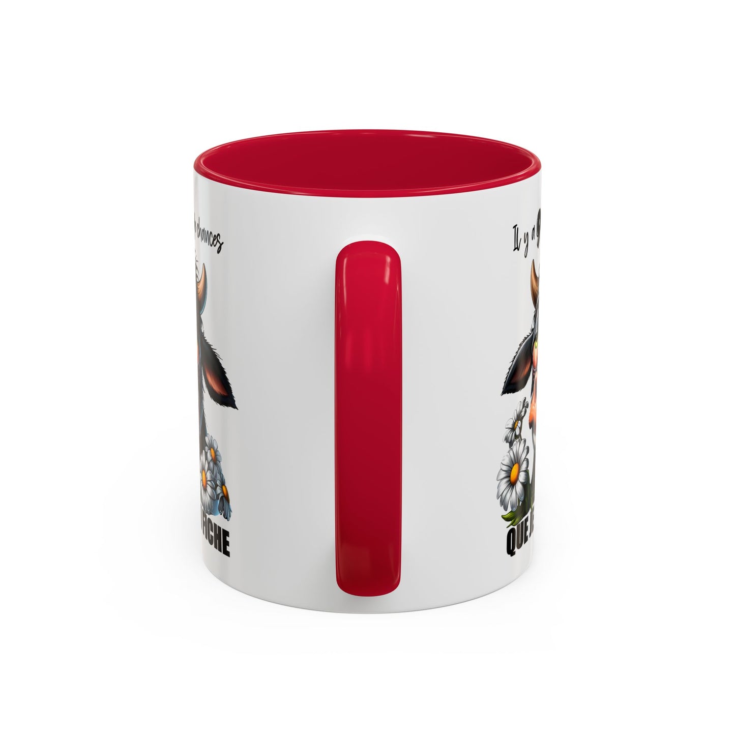 Tasse Il Y A 99% De Chances Que Je M’En Fiche – Mug Humour Vache Drôle Sarcastique 325ml