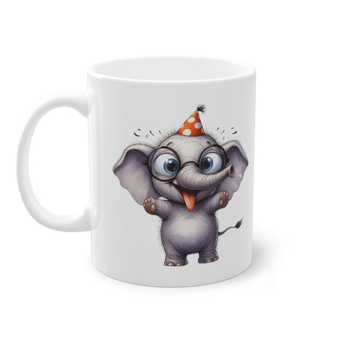 Mug éléphant grimace idée cadeau humour drôle amusant anniversaire