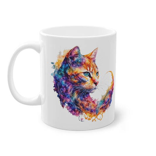 Mug Chat roux coloré idée cadeau bureau travail anniversaire pour enfant et adulte