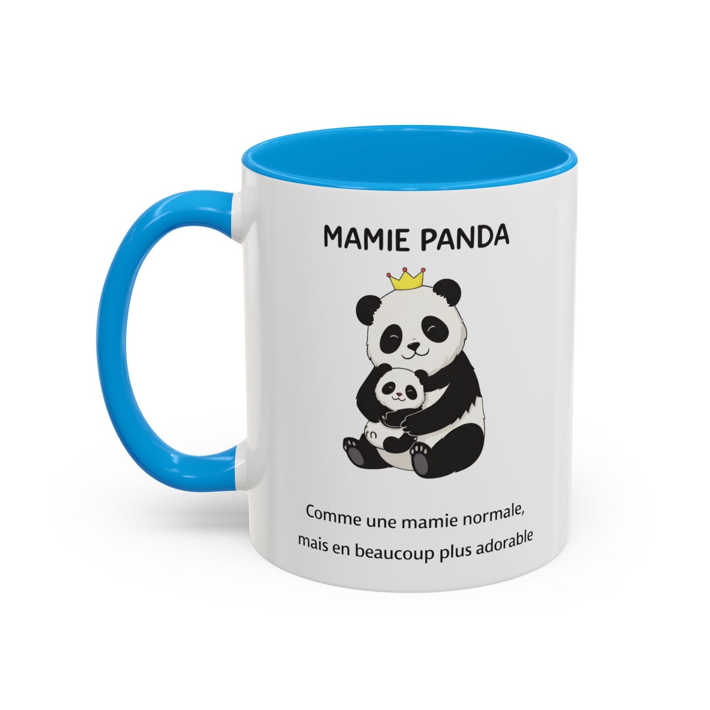 Tasse Mamie Panda 325ml – Mug Céramique Cadeau Grand-Mère Animal Mignon Famille Idée Originale