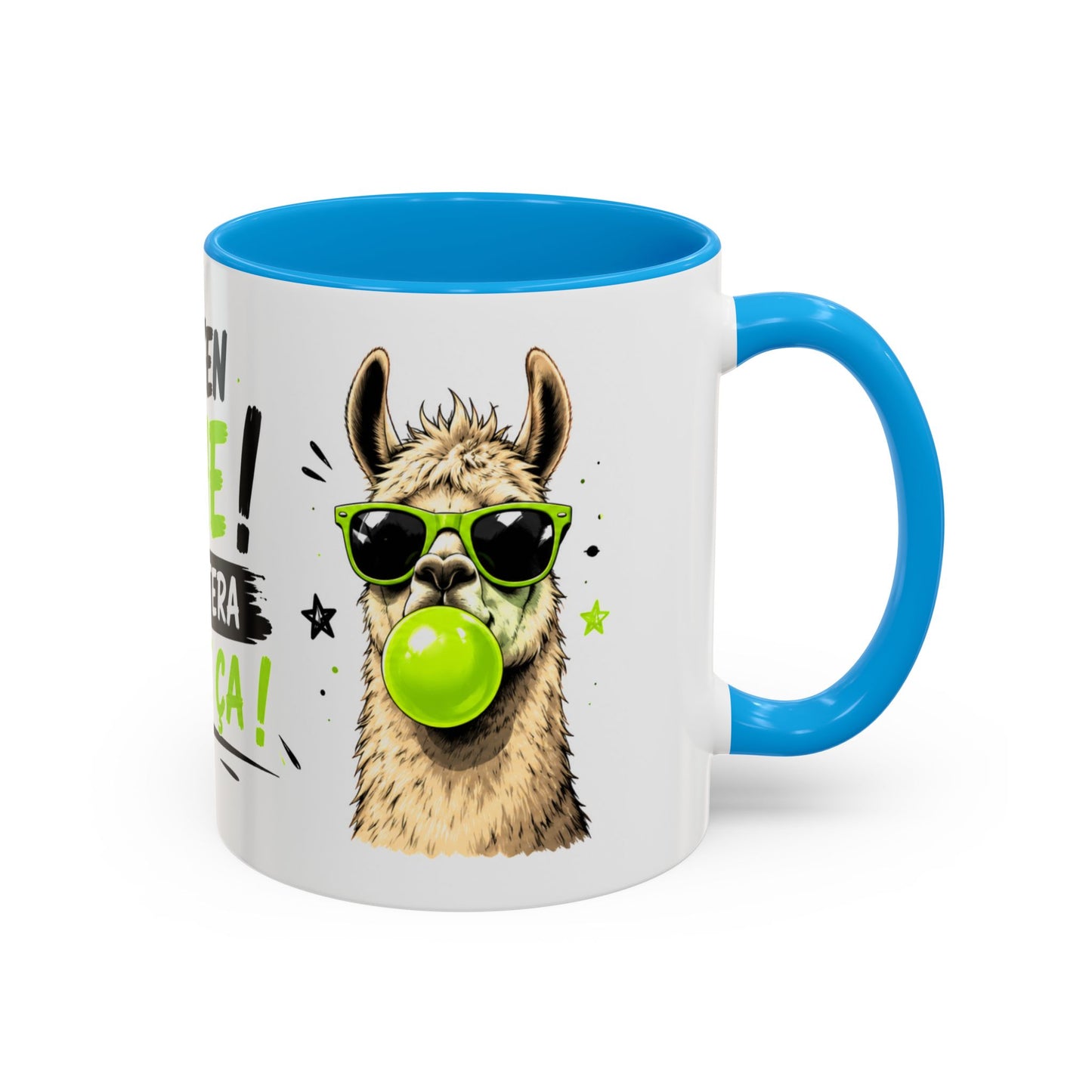 Tasse Je M’En Fiche Ça Restera Comme Ça – Mug Lama Humour Homme Femme – Cadeau Drôle 325ml