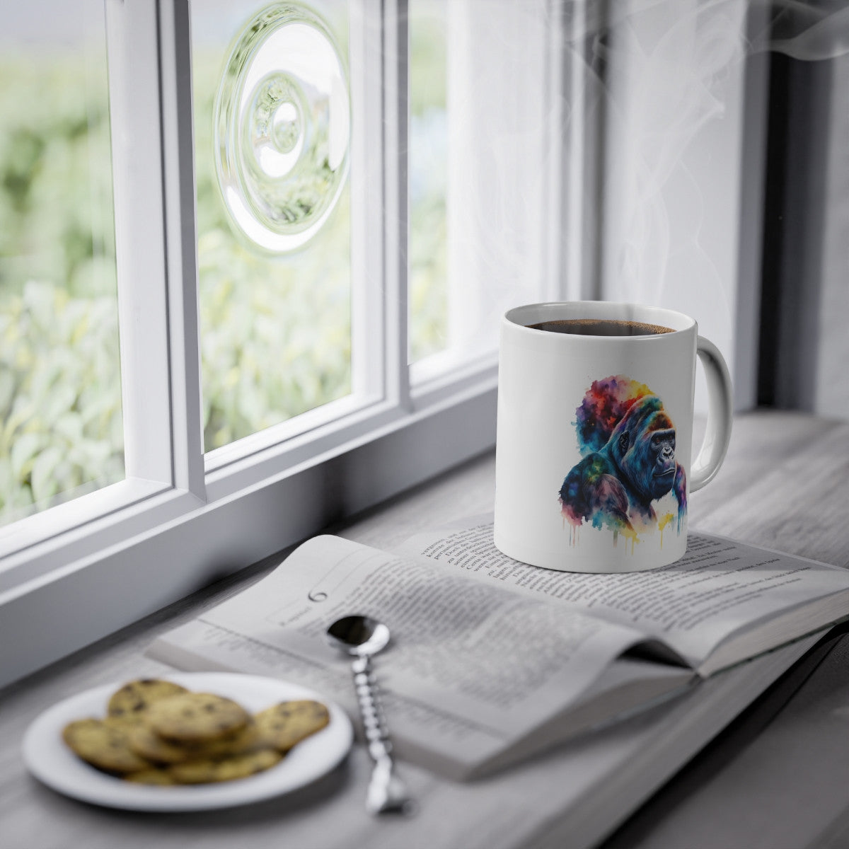 Mug Tasse à café Gorille singe idée cadeau anniversaire travail bureau pour enfant et adulte