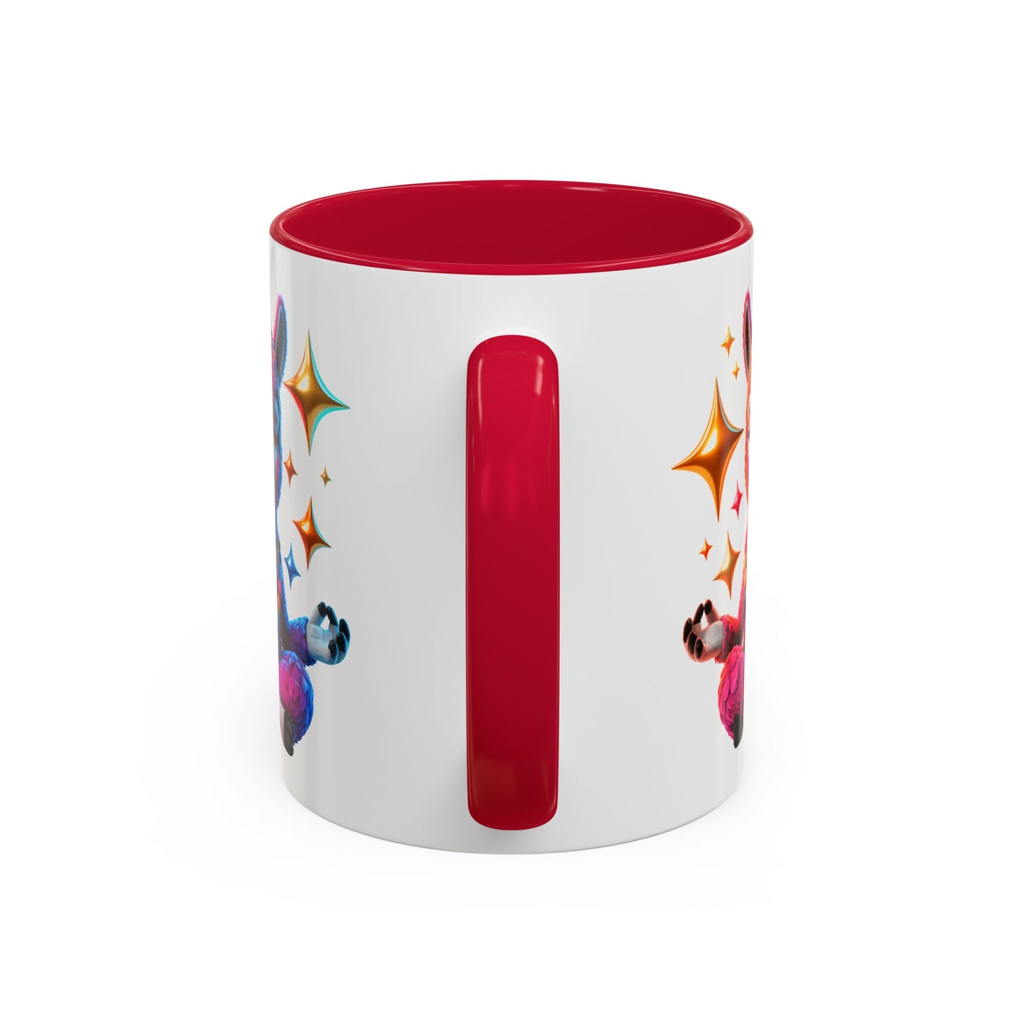 Mug Lama Méditation – Tasse Design Zen Coloré avec Étoiles – Cadeau Relaxation 325ml
