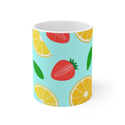Mug Tasse à café Fruits  amusant idée cadeau humour drôle rigolo fun travail bureau pour adulte et enfant