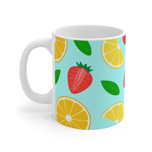Mug Tasse à café Fruits  amusant idée cadeau humour drôle rigolo fun travail bureau pour adulte et enfant